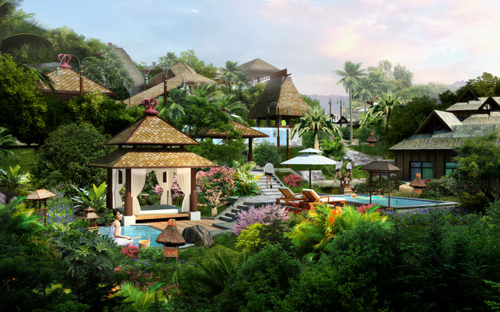 中國溫泉項目設計